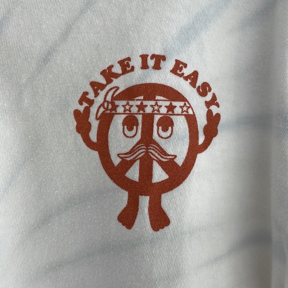 Tiny Whales Take It Easy Long Sleeve Tie Dye T Shirt Size 7 - Picture 4 of 4